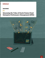 Measuring the Value of Oracle Fusion Cloud Enterprise Performance Management (EPM)